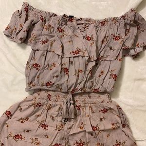 Two Piece A&E Floral Set